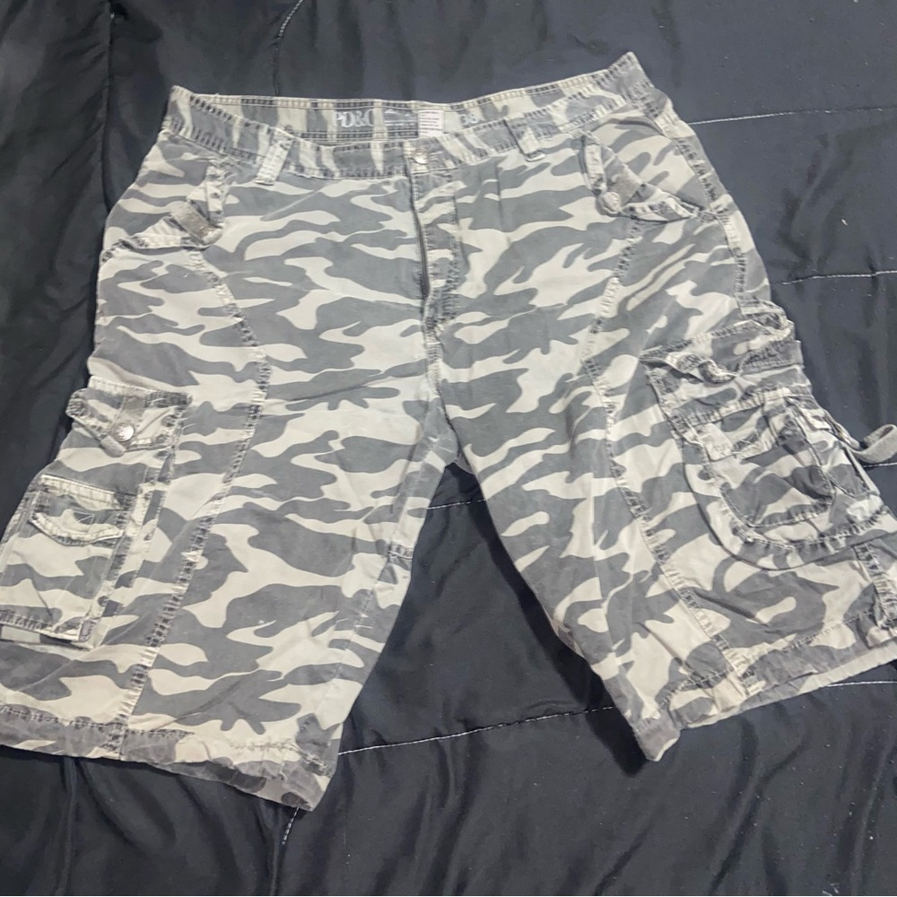 Camouflage Cargo Shorts
